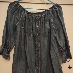 Denim top